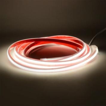 COB Ledstrip 230 Volt - Helder Wit 4000K - Per 10 cm inkortbaar - Dimbaar - IP65