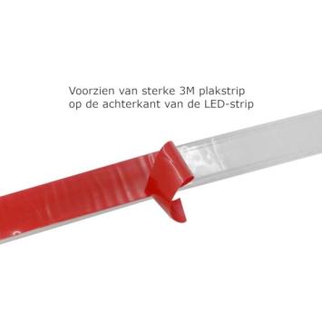 COB Ledstrip 230 Volt - Koel Wit 6000K - Per 10 cm inkortbaar - Dimbaar - IP65