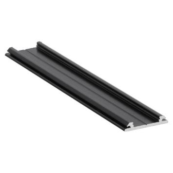 Buigbaar Aluminium Profiel Zwart voor 230V Ledstrip 10 cm - Arc 12 - 20x3,3mm - 1 meter
