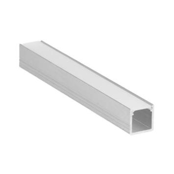 Aluminium profiel (Smart 10) voor Ledstrip 230 Volt - 12 x 12 mm - 100 cm