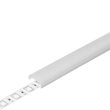 Buigbaar Aluminium Profiel Zwart voor 230V Ledstrip 10 cm - Arc 12 - 20x3,3mm - 1 meter
