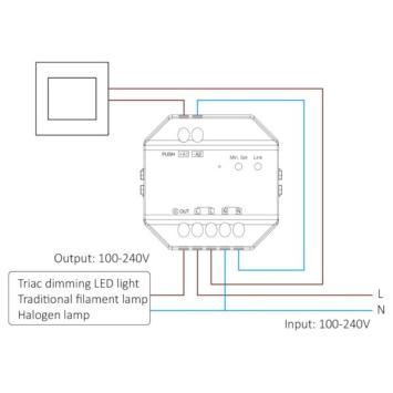 MiBoxer Zigbee 3.0 + 2.4GHz Dimmodule 300W - Slimme dimmer met app- en spraakbediening