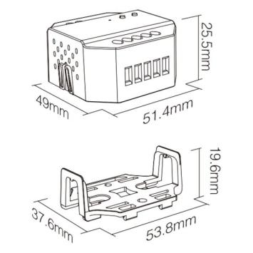 MiBoxer Zigbee 3.0 + 2.4GHz Dimmodule 300W - Slimme dimmer met app- en spraakbediening