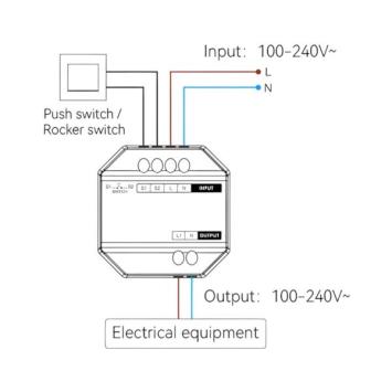 MiBoxer Smart Switch module 230V - WiFi-2.4G - WL-SW1