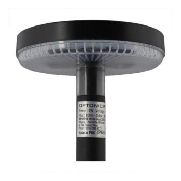 LED Solar Tuinlamp Spike 3 Rond -22 cm - 3000K - 80 Lm