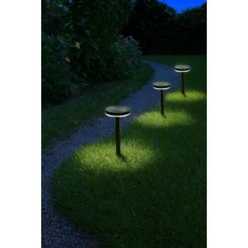 LED Solar Tuinlamp Spike 3 Rond -22 cm - 3000K - 80 Lm