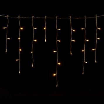 LED Kerstverlichting IJspegels Warmwit 10 meter - 50 strengen - 200 leds - IP44
