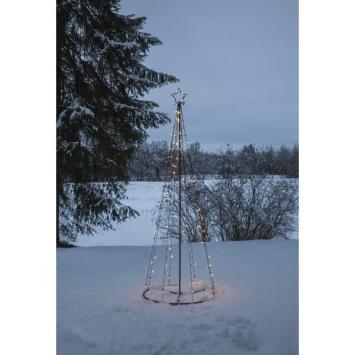 LED Buiten Kerstboom 210 cm - 170 leds - warmwit - IP44