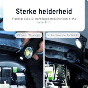 Ansmann Werklamp WL1200RS - COB-LED met afstandssensor - 1200 Lm