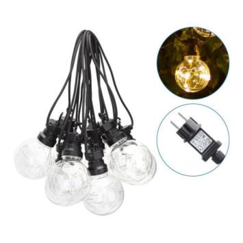 Led Kerstverlichting - Lichtsnoer 2 Watt - 10 Bulbs - 8 meter - IP44