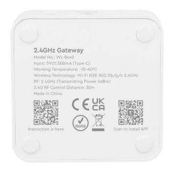 MiBoxer WiFi Gateway - WL-Box2 - 2.4GHz