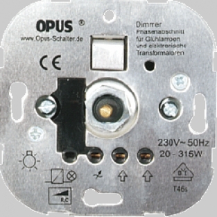 Led Inbouwdimmer (fase-afsnijding voor laagspannings- en gloeilampen)