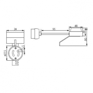 Fittinghouder GU10 technisch