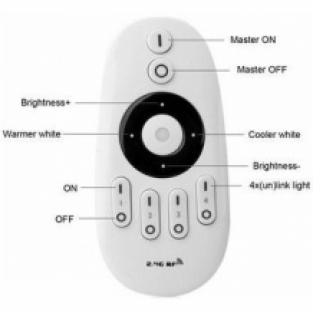 Milight WW / CW Afstandsbediening - RF - 2.4G - Dual White