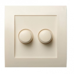 Dubbele LED Inbouwdimmer