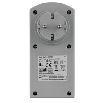 Digitale tijdschakelaar voor buiten - 8A - 1800W - IP44 - 24/7 programma