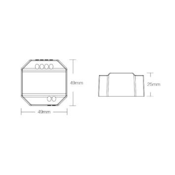 MiBoxer Dimmodule - AC 230V Triac RF+Push Dimmer