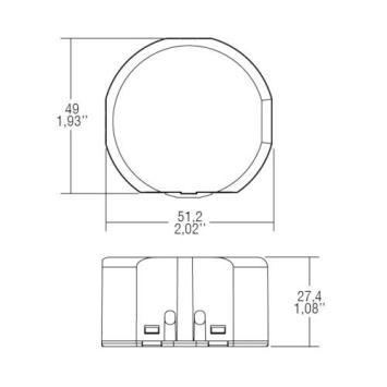 LED Trafo 12 Watt - 24V - Compact