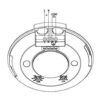 Aanwezigheidssensor met bewegings- en ademhalingsdetectie - Wit - Opbouw
