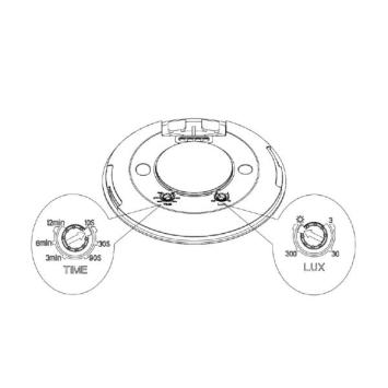Aanwezigheidssensor met bewegings- en ademhalingsdetectie - Zwart - Opbouw