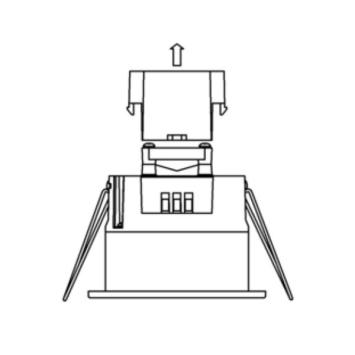 Aanwezigheidssensor met bewegings- en ademhalingsdetectie - Wit - Inbouw