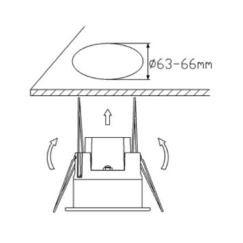 Aanwezigheidssensor met bewegings- en ademhalingsdetectie - Wit - Inbouw